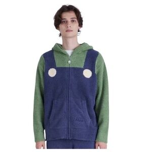 Super Mario × Gelato Pique Luigi Zip-Up Hoodie